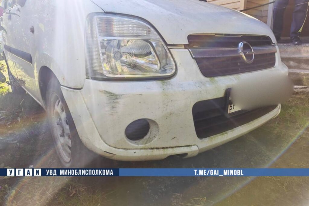 В Вилейском районе 84-летний водитель Opel сбил велосипедистку и скрылся с места ДТП